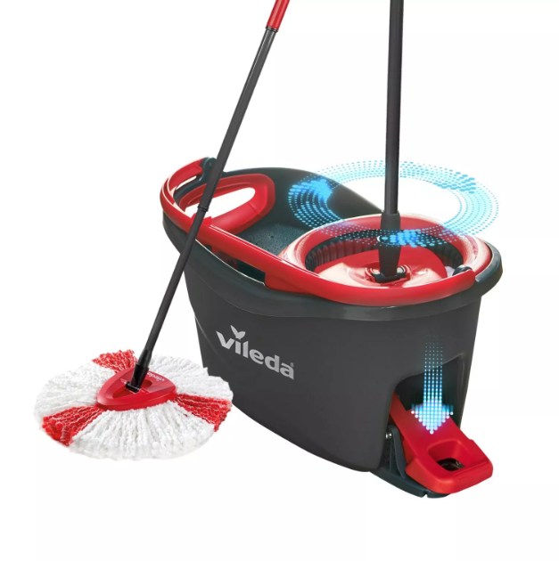 Набір для прибирання Vileda TURBO 2in1 Microfibre Швабра + відро з віджиманням