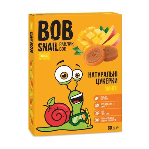 Цукерки натуральні Манго Bob Snail Равлик Боб, 60 г