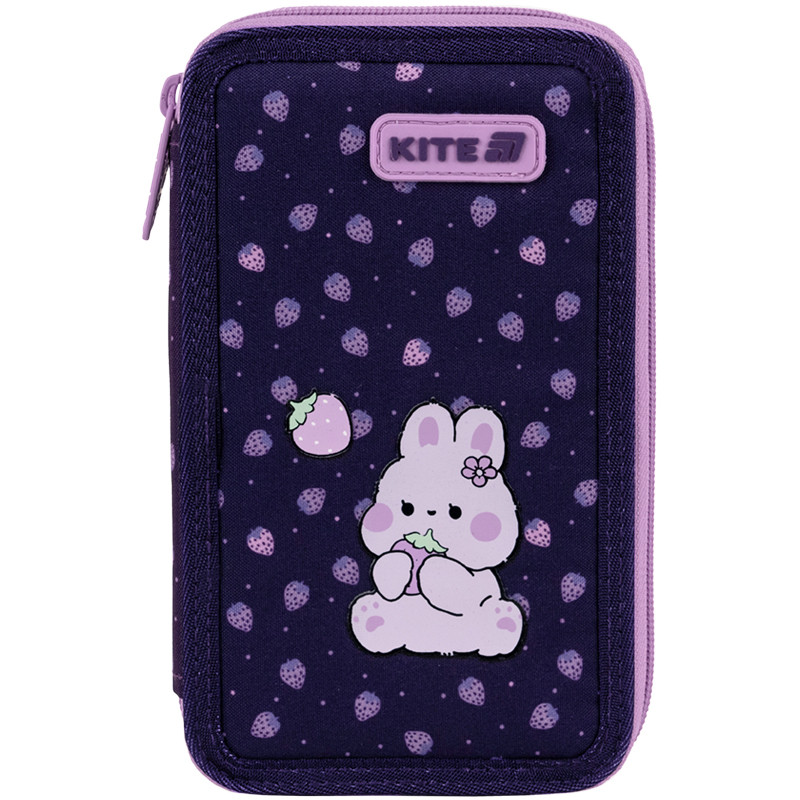 Пенал без наповнення Kite Feel Good K25-623-3, 2  відділення 20x12x4,5  фіолетовий