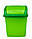 Відро для сміття пластикове Будиночок 5 літрів зелене 22*17*26.5 см (Горизонт), фото 3