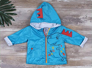 Вітровка з аплікацією блакитна 68 см