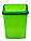 Відро для сміття пластикове Будиночок 9 літрів зелене 26.5*20*32.5 см (Горизонт), фото 3