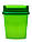 Відро для сміття пластикове Будиночок 9 літрів зелене 26.5*20*32.5 см (Горизонт), фото 5