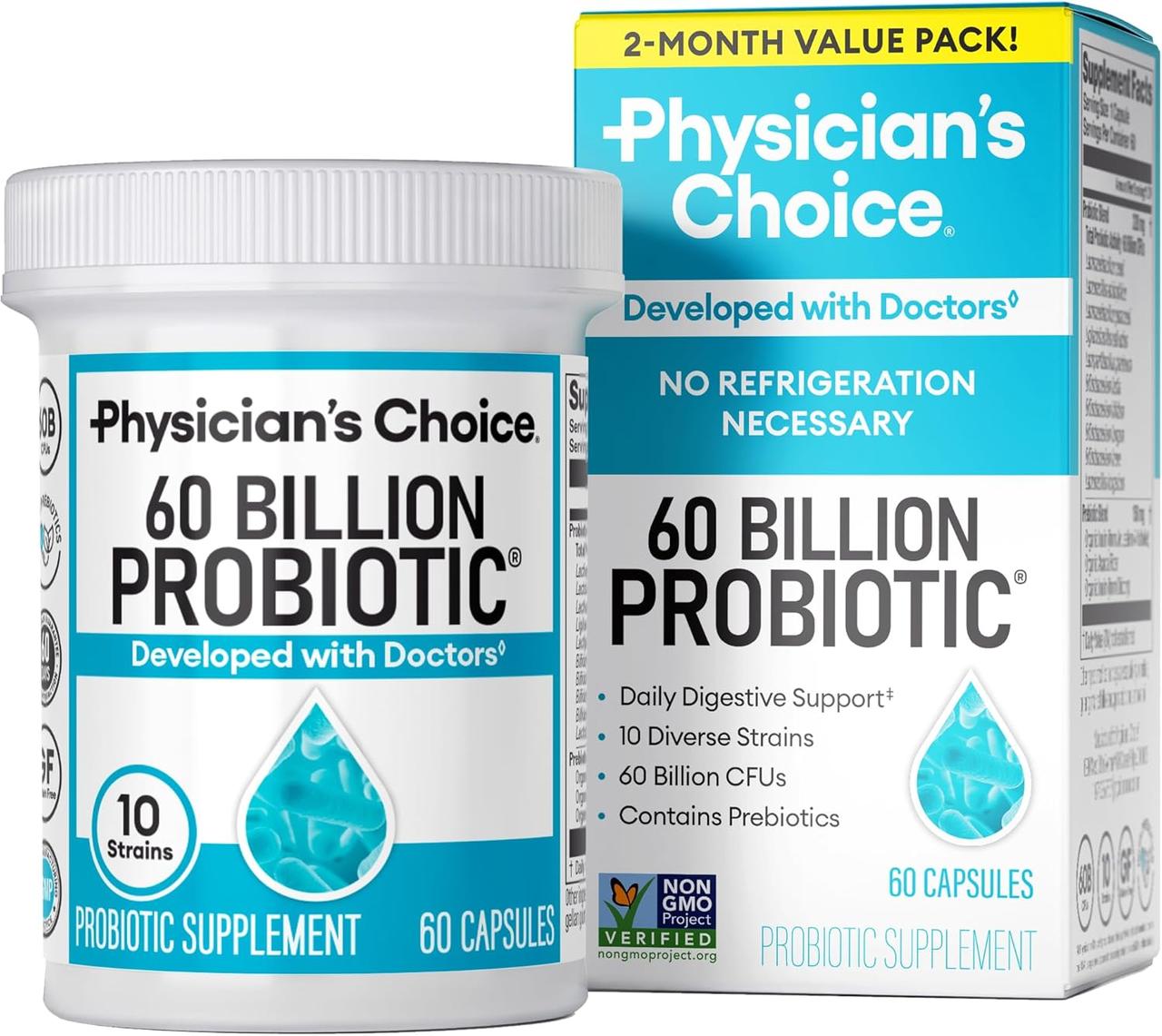 Physician's Choice 60 Billion Probiotic 60 капсул