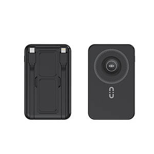 Power Bank TRY 10000mAh 22,5W з MagSafe 15W PD20W з підставкою, кабелями, зарядкою годинника чорний