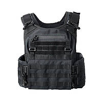 Разгрузочный жилет Плитоноска Vik-tailor НАТО Украина Черный |neper-7815|