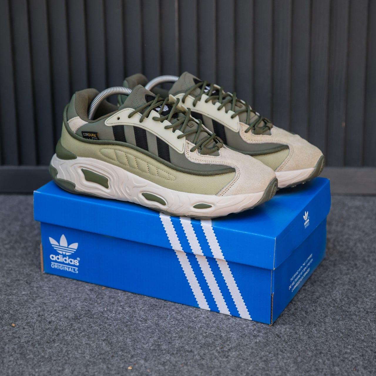 Кросівки чоловічі хакі Adidas Khaki Beige (13325), фото 1