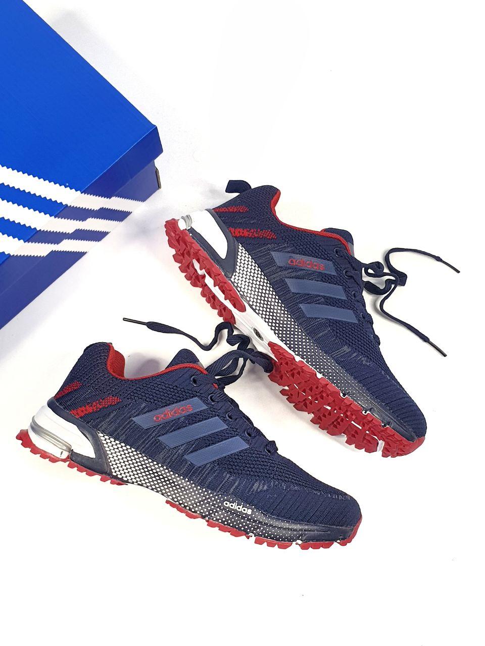 Кросівки чоловічі сині Adidas Marathon Blue Red (12839), фото 1