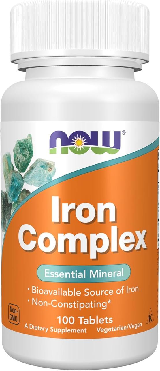 Залізо комплекс Now Foods Iron Complex 100