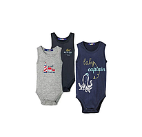 Дитячий набір Lupilu боді майка для хлопчика 62-68 см (2-6М)