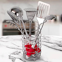 Набір кухонного приладдя 7 предметів Maestro MR-1500 Rainbow, Червоний (235)