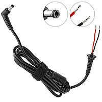 Оригінальний DC кабель живлення для БЖ LENOVO 120-180W 5.5x2.5мм, 2 дроти, L-штекер (від БЖ до ноутбуку)