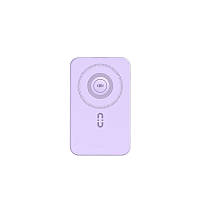 Power Bank TRY 10000mAh 22,5W з MagSafe 15W PD20W з підставкою, кабелями, зарядкою годинника фіолетовий