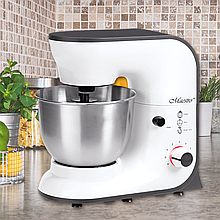Міксер MR-559-WHITE з чашею на 4,2 л, 1000 Вт, 6 швидкостей, Білий (235)