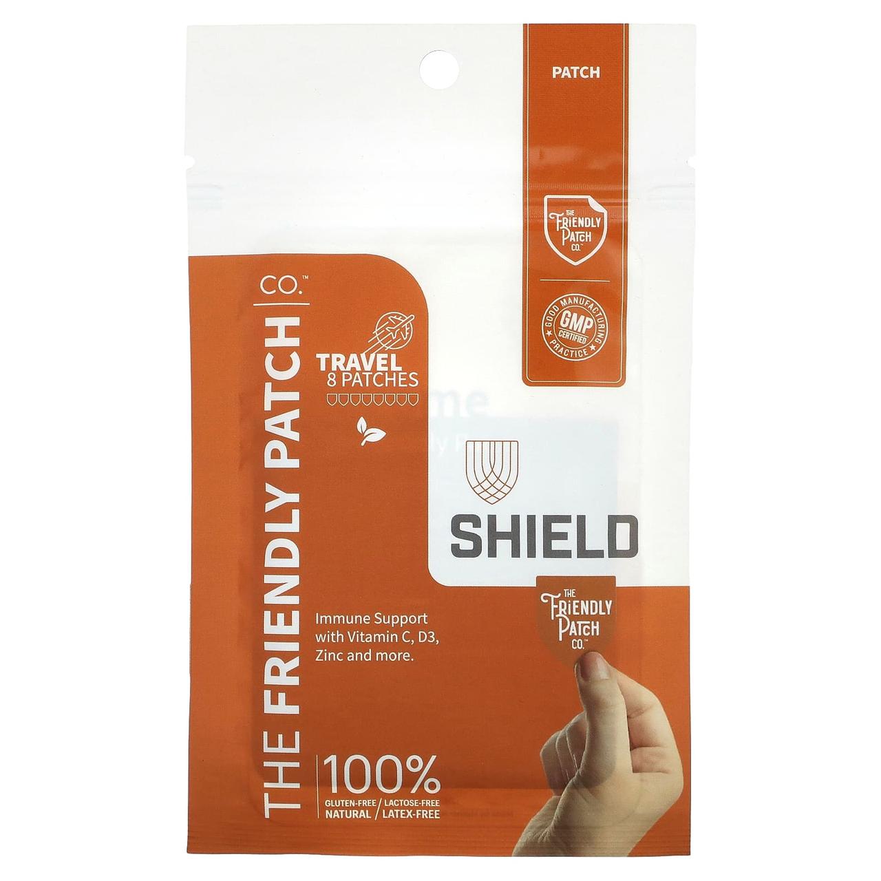 The Friendly Patch, Shield, патч для зміцнення імунітету, 8 шт, фото 1
