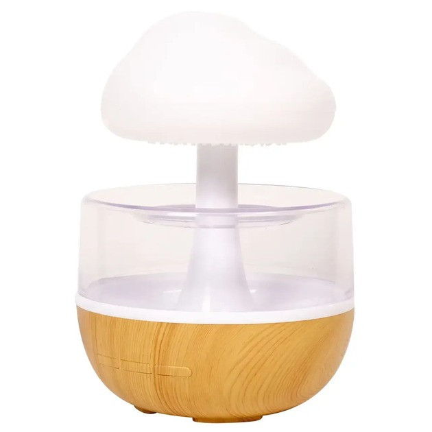 Нічник зволожувач з ефектом дощу Cloud Rain Humidifier Дифузор і зволожувач повітря в кімнату