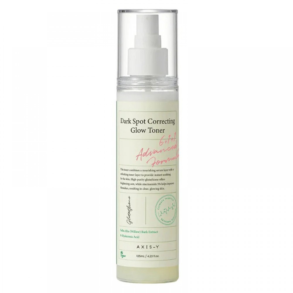 Двофазний освітлювальний тонер AXIS-Y Dark Spot Correcting Glow Toner, 125 мл