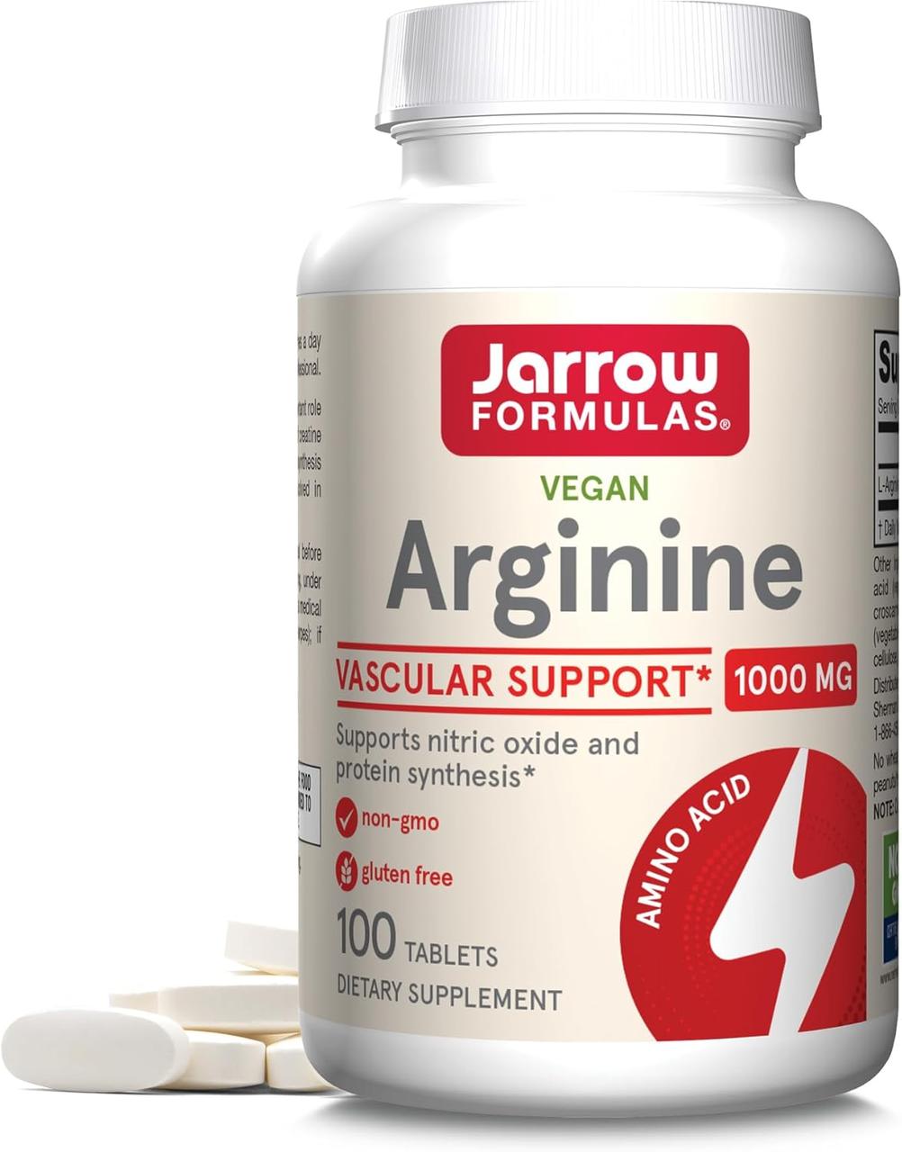 Jarrow Formulas Arginine 1000 mg 100 таблеток