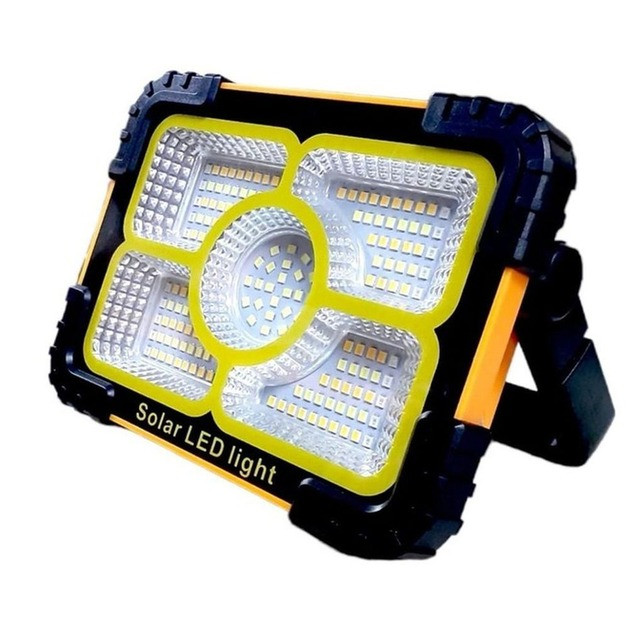 Акумуляторний прожектор-лампа Working Lamp JN-882 на сонячній батареї з USB Power Bank от Type-C 3600 мАч, фото 1