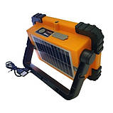 Акумуляторний прожектор-лампа Working Lamp JN-882 на сонячній батареї з USB Power Bank от Type-C 3600 мАч, фото 5