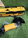 Електрична шліфмашина DeWalt DWE8110S (900 Вт, 125 коло, з регулюванням обертів) Болгарка Деволт, фото 9