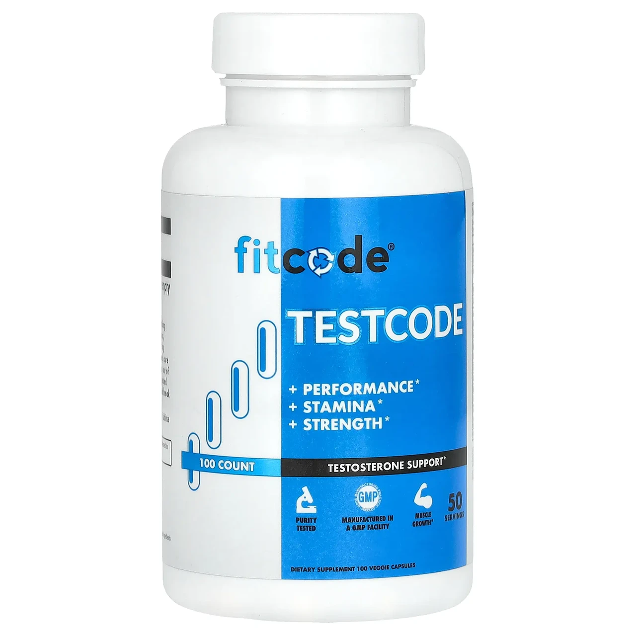 Fitcode, Testcode, 100 рослинних капсул, фото 1
