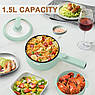 Каструля електрична 1,5 л 20 см 600 Вт Electric Cooking Pot 220 Вт Green, фото 6