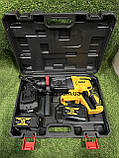Акумуляторний перфоратор DeWalt DCH133NT (48V, 6AH), АКБ перфоратор Девольт, фото 3