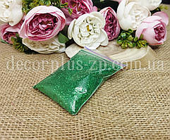 Гліттер зелений, уп/50г