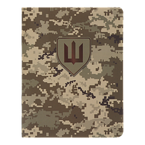 Нотатник А6 клітинка 64 аркуші, Buromax MILITARY із синтетичного каменю, піксель