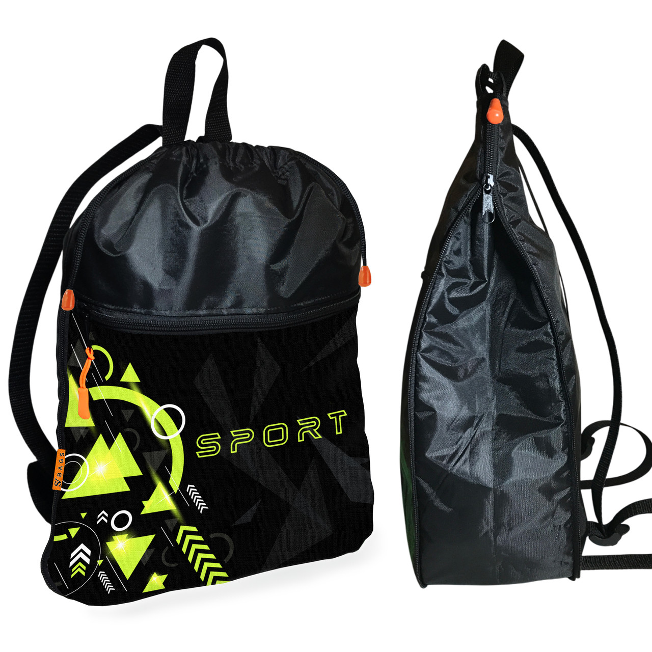 Рюкзак-мішок для взуття, спортивної форми Sport дитяча сумка для змінки з розширювачем (01413), фото 1