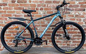 Гірський алюмінієвий 29 Magic найнер велосипед Royal disk (2025) сіро-червоний