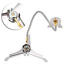 Перехідник тринога для газових пальників зі шлангом під цанговий балон Cobra KA 0103, фото 7