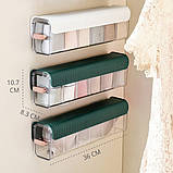 Органайзер для зберігання білизни в шафі, Настінний висувний органайзер для білизни шкарпеток настінний органайзер, фото 6