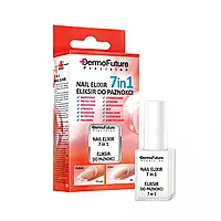 Еліксир для нігтів 7в1, 9 мл Dermofuture Unice