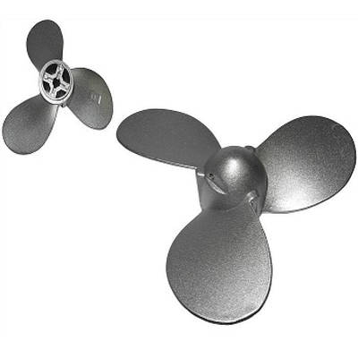 Гвинт (D=180 мм, d=10 мм, штифт 3 мм) (силумін) двигуна човнового