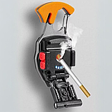 Акумуляторний міні ліхтарик-брелок на карабіні з магнітом, запальничкою, відкривачкою та викруткою AND-5147, фото 8