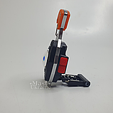 Акумуляторний міні ліхтарик-брелок на карабіні з магнітом, запальничкою, відкривачкою та викруткою AND-5147, фото 7