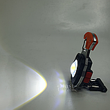 Акумуляторний міні ліхтарик-брелок на карабіні з магнітом, запальничкою, відкривачкою та викруткою AND-5147, фото 4