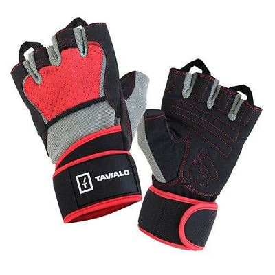 Спортивні рукавички Tavialo Black-Gray-Red M