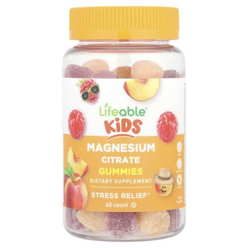 Lifeable Kids Magnesium Citrate 60 жувальних цукерок, фото 1