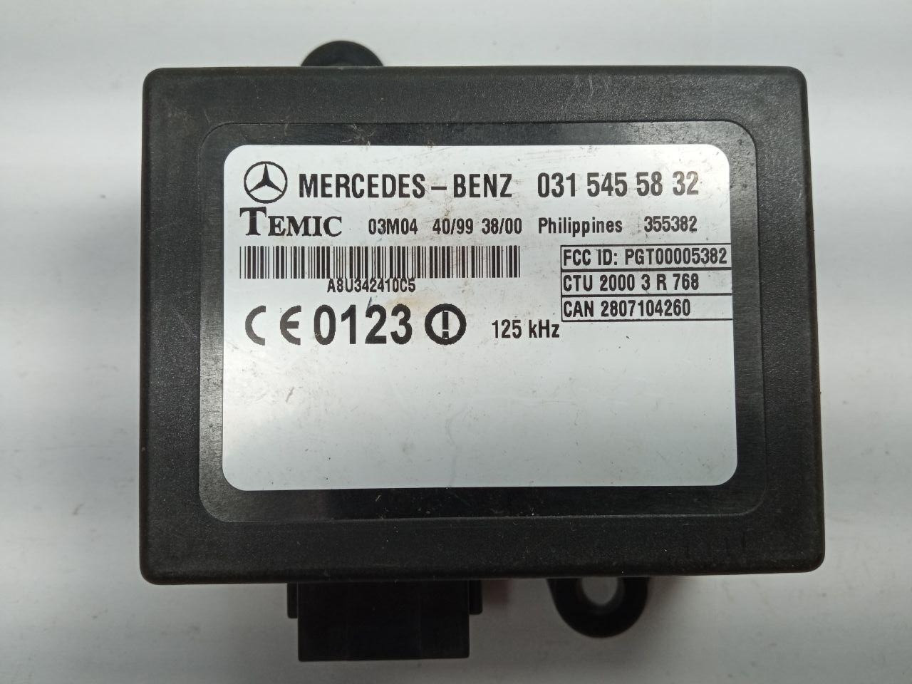 Електронний блок керування Mercedes Temic 031 545 58 32 / 0315455832 / 03M04 / 40/99 / 38/00