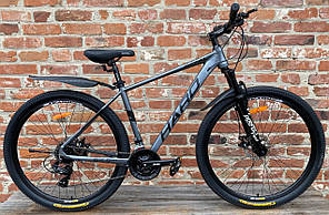 Гірський алюмінієвий 29 Hard найнер (тригери) велосипед (касета 24 Speed, вилка Lock out) Royal disk сірий