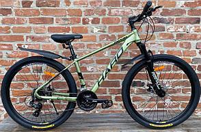 Гірський алюмінієвий 29 Hard найнер (тригери) велосипед (касета 24 Speed, вилка Lock out) Royal хакі