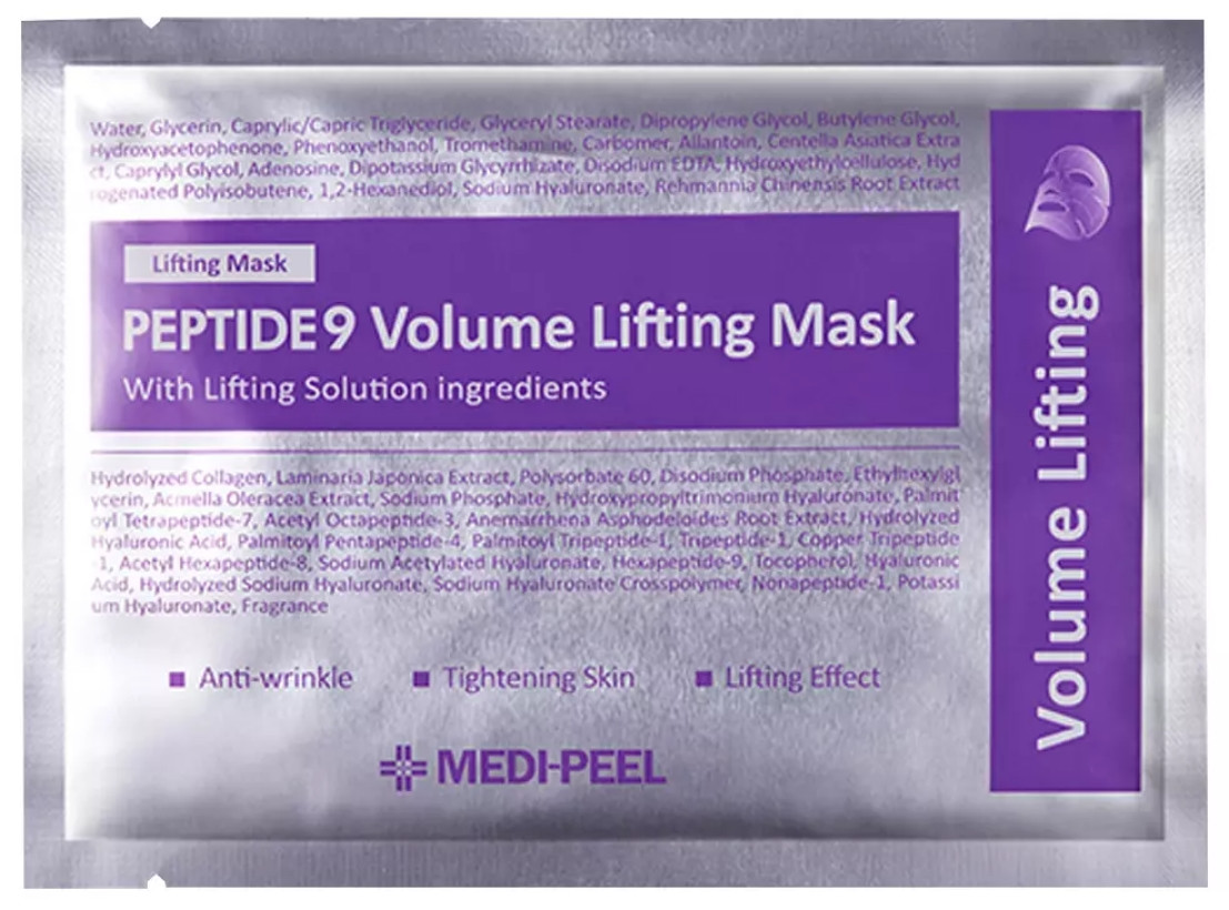 Тканинна ліфтинг-маска з пептидами Medi-Peel Peptide 9 Volume Lifting Mask 25 мл