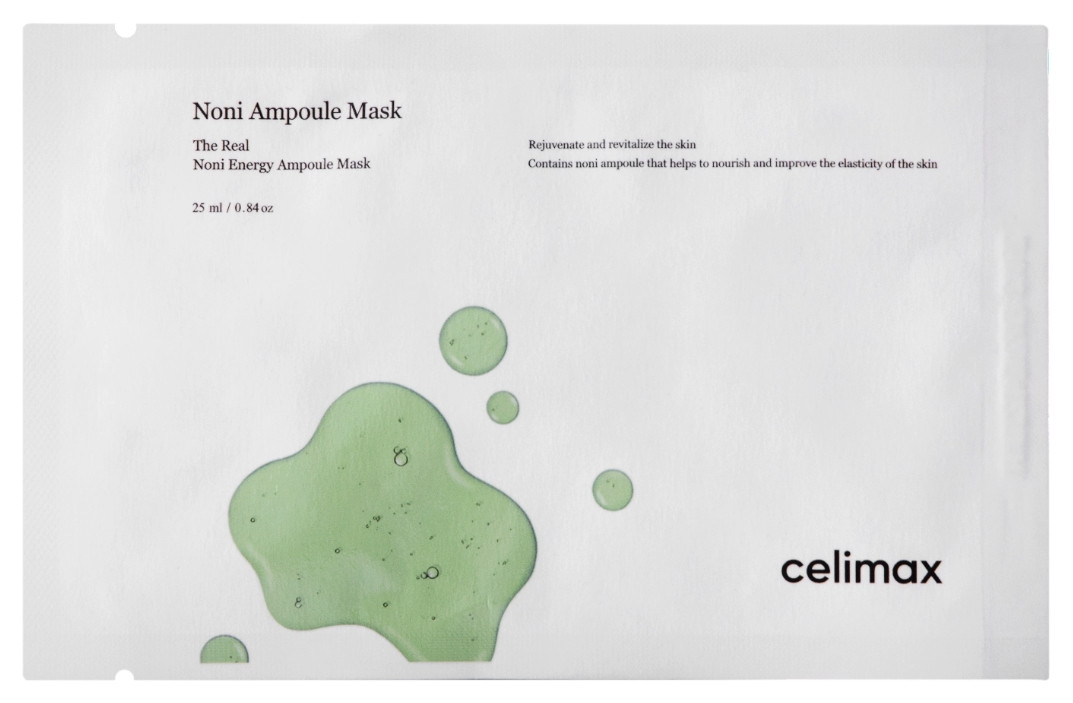 Тканинна маска з екстрактом ноні Celimax Noni Energy Ampoule Mask 25 мл, фото 1