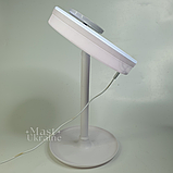 Настільне кругле косметичне дзеркало з LED підсвічуванням та вентилятором Breeze Mirror, Біле LY-699-White, фото 7