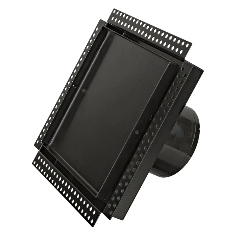Витяжний вентилятор прихованого монтажу Sava MS100 Black, 100 м³/год, IP56, настінний/стельовий