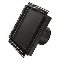 Витяжний вентилятор прихованого монтажу Sava MS100 Black, 100 м³/год, IP56, настінний/стельовий