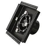 Витяжний вентилятор прихованого монтажу Sava MS100 Black, 100 м³/год, IP56, настінний/стельовий, фото 3